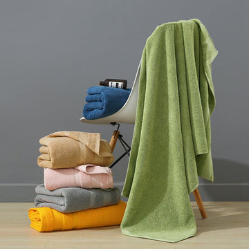 White Premium 3 - Piece 100% Cotton Towel Set - Ultra Soft, Absorbent & Quick - Dry for Bathroom - RnR Galore