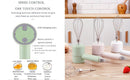White Wireless charging handheld mixer, 30W with three - speed settings. Dual whisk heads designed for whipping eggs, cream, and batter. Suitable for both kitchen and outdoor use, also an ideal gift. - RnR Galore