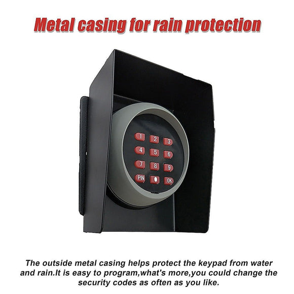 Wireless Keypad Entry For Swing And Sliding Gate with Metal Casing - RnR Galore