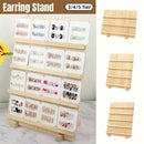Wooden Earrings Display Rack Multi Tier Jewelry Stand Organizer Earrings Holder - 3 - Tier - RnR Galore