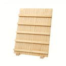 Wooden Earrings Display Rack Multi Tier Jewelry Stand Organizer Earrings Holder - 3 - Tier - RnR Galore