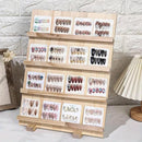 Wooden Earrings Display Rack Multi Tier Jewelry Stand Organizer Earrings Holder - 3 - Tier - RnR Galore