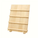 Wooden Earrings Display Rack Multi Tier Jewelry Stand Organizer Earrings Holder - 3 - Tier - RnR Galore