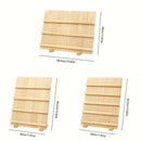 Wooden Earrings Display Rack Multi Tier Jewelry Stand Organizer Earrings Holder - 5 - Tier - RnR Galore