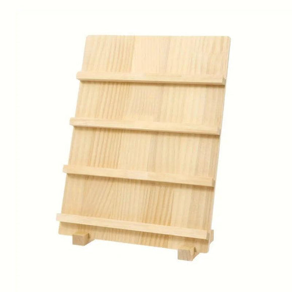 Wooden Earrings Display Rack Multi Tier Jewelry Stand Organizer Earrings Holder - 5 - Tier - RnR Galore
