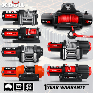 X - BULL Electric Winch 12V 6000LBS Synthetic Rope Wireless remote ATV UTV Boat Trailer 4WD - RnR Galore