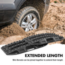 X - BULL Mini Recovery Tracks Traction Boards Sand Mud Snow 4WD 4x4 Vehicle 1 Pair Black - RnR Galore