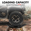 X - BULL Mini Recovery Tracks Traction Boards Sand Mud Snow 4WD 4x4 Vehicle 1 Pair Black - RnR Galore