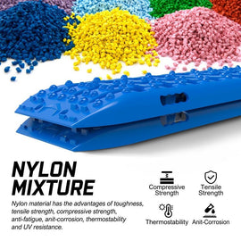 X - BULL Recovery tracks Mud Snow / Sand tracks / Grass 4X4 Caravan 2pairs 4WD Gen 3.0 - Blue - RnR Galore