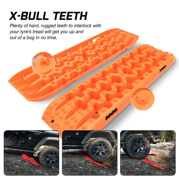 X - BULL Recovery tracks Sand 4x4 4WD Snow Mud Car Vehicles ATV 2pcs Gen 3.0 - RnR Galore
