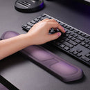 Yellow Comfortable Memory Foam Wrist Rest Set – Ergonomic Mouse Pad & Keyboard Hand Support for Office and Home Use - RnR Galore