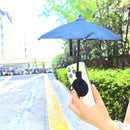 Yellow Magnetic Phone Umbrella Sun Shade - Clear Outdoor Screen Visor, Anti - Glare Mini Parasol for iPhone - RnR Galore