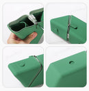 Yellow Transforming Silicone Pencil Case - Stand - Up Pen Holder & Stationery Organizer - RnR Galore