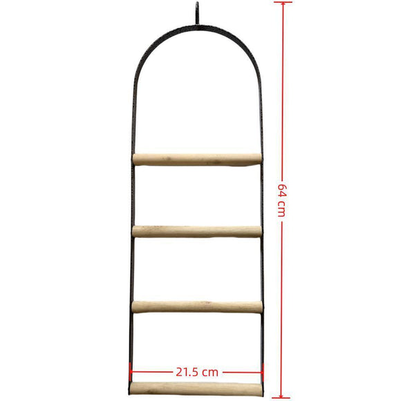 YES4PETS Bird Cage Jumbo Swing Metal Arch Frame Wood Perch Canary Pet Parrot Hanging Toy - RnR Galore