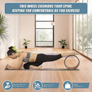 Yoga Pilates Wheel Cork Circle Prop Back Chest Hips Abdomen Stretch Roller - RnR Galore