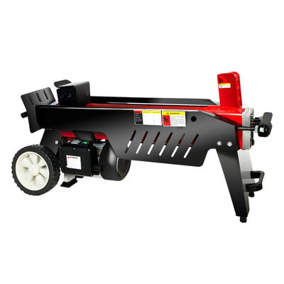 Yukon 7 Ton Electric Log Splitter With Side Protectors Axe Wood Cutter - RnR Galore