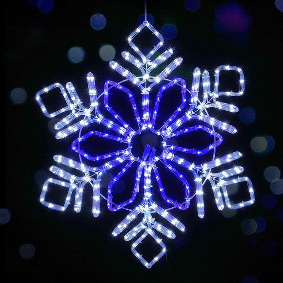 0.82M Christmas Lights 304 LED Snow Motif Light Decorations Jingle Jollys - RnR Galore