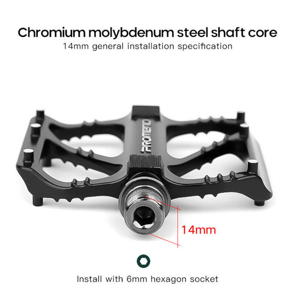 1 Pair Bicycle Pedal Mountain Road Bike Cycling Anti Slip Bearing Pedals - RnR Galore