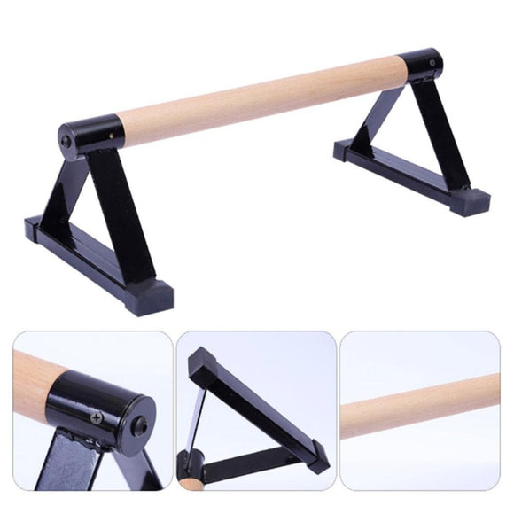 1 Pair Parallettes Set Push - up Parallel Bar Stretch Double Rod Stand Fitness - RnR Galore