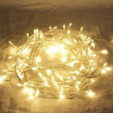 1 Set of 20 LED Plain Warm White Bulb Battery Powered String Lights Christmas Gift Home Wedding Party Bedroom Decoration Table Centrepiece - RnR Galore