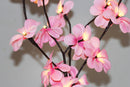 1 Set of 50cm H 20 LED Pink Frangipani Tree Branch Stem Fairy Light Wedding Event Party Function Table Vase Centrepiece Decoration Girl Bedroom - RnR Galore
