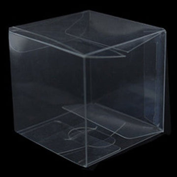 10 Pack of 5cm Clear PVC Plastic Folding Packaging Small rectangle/square Boxes for Wedding Jewelry Gift Party Favor Model Candy Chocolate Soap Box - RnR Galore