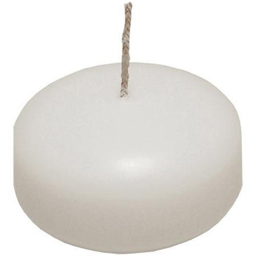 10 Pack of 8cm Ivory Wax Floating Candles - wedding party home event decoration - RnR Galore