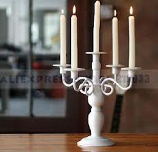 10 pack white wax 20cm taper church house vigil candleabra candle 2CM WIDE - RnR Galore