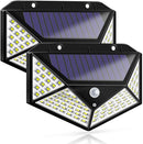 100 Waterproof LED Motion Sensor Solar Security Lights Outdoor (2pack) - RnR Galore