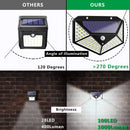 100 Waterproof LED Motion Sensor Solar Security Lights Outdoor (2pack) - RnR Galore