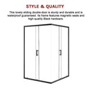 1000 x 900mm Sliding Door Nano Safety Glass Shower Screen By Della Francesca - RnR Galore