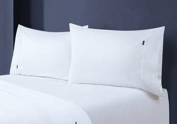 1000tc egyptian cotton pillowcase pair white - RnR Galore