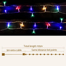 100M Christmas Lights String Fairy Light 500 LED Colourful Jingle Jollys - RnR Galore