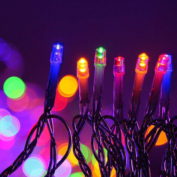 100M Christmas Lights String Fairy Light 500 LED Colourful Jingle Jollys - RnR Galore