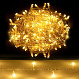 100M Christmas Lights String Fairy Light 500 LED Warm White Jingle Jollys - RnR Galore