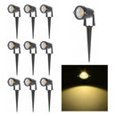 10PCS 12V LED Waterproof Outdoor Garden Spotlights Landscape Light Flood Lights - RnR Galore