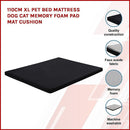 110CM XL Pet Bed Mattress Dog Cat Memory Foam Pad Mat Cushion - RnR Galore