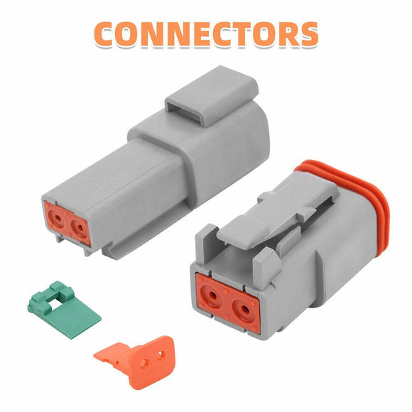 117PCS Deutsch Kit DT 2 Way Series Connector Plug Waterproof Auto Marine DT 2Pin - RnR Galore