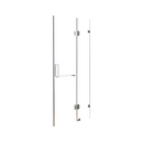 120 x 200cm Wall to Wall Frameless Shower Screen 10mm Glass By Della Francesca - RnR Galore