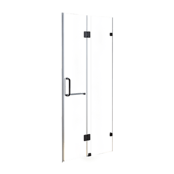 120 x 200cm Wall to Wall Frameless Shower Screen 10mm Glass By Della Francesca - RnR Galore