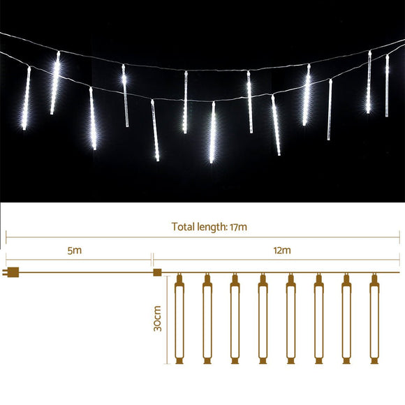 12M Christmas Lights Icicle Light 960 LED Falling Metor Jingle Jollys - RnR Galore