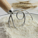 13 INCHES BAKING DOUGH STAINLESS STEEL LARGE WIRE WHISK MIXER BREAD COOKING TOOL - RnR Galore