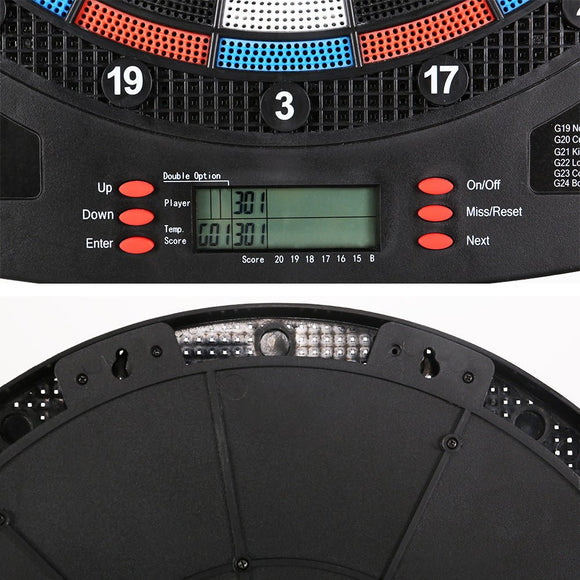 13.5" Electronic Dartboard Dart Board 32 Games Soft Dart Party Game Target Sport - RnR Galore