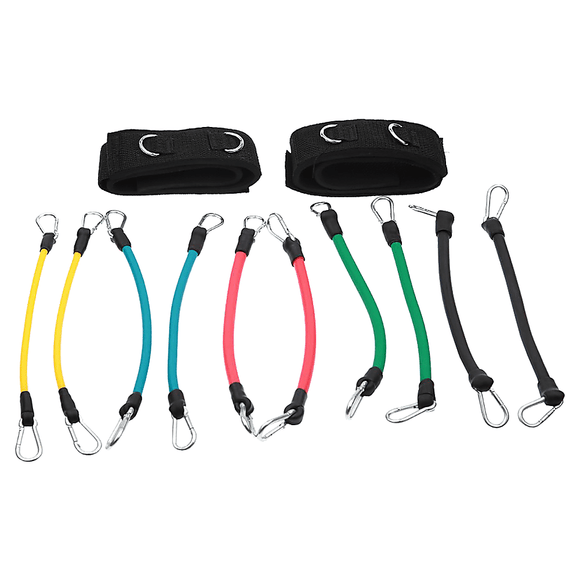 13PC Resistance Bands Set – Fitness Exercise Tubes with Handles & Leg Bands - RnR Galore