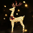 1.5M Christmas Lights Reindeer 100 LED Decorations Jingle Jollys - RnR Galore