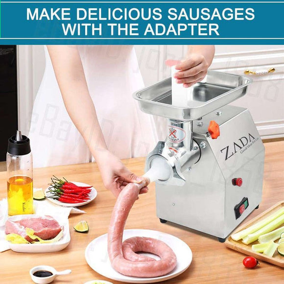 1.63HP Commercial Meat Mincer - Electric Grinder & Sausage Maker Filler 1200W - RnR Galore