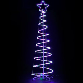 1.88M Christmas Lights Tree 288 LED Decorations Jingle Jollys - RnR Galore
