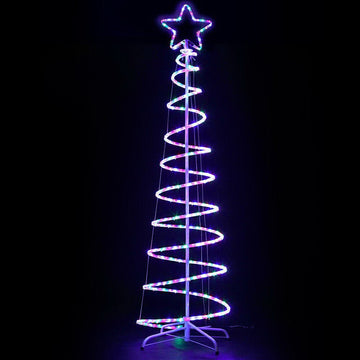 1.88M Christmas Lights Tree 288 LED Decorations Jingle Jollys - RnR Galore