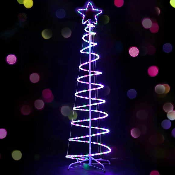 1.88M Christmas Lights Tree 288 LED Decorations Jingle Jollys - RnR Galore