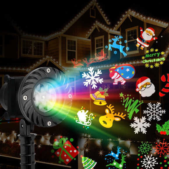 1X Projector Light Christmas Lights Laser Outdoor Decorations Jingle Jollys - RnR Galore